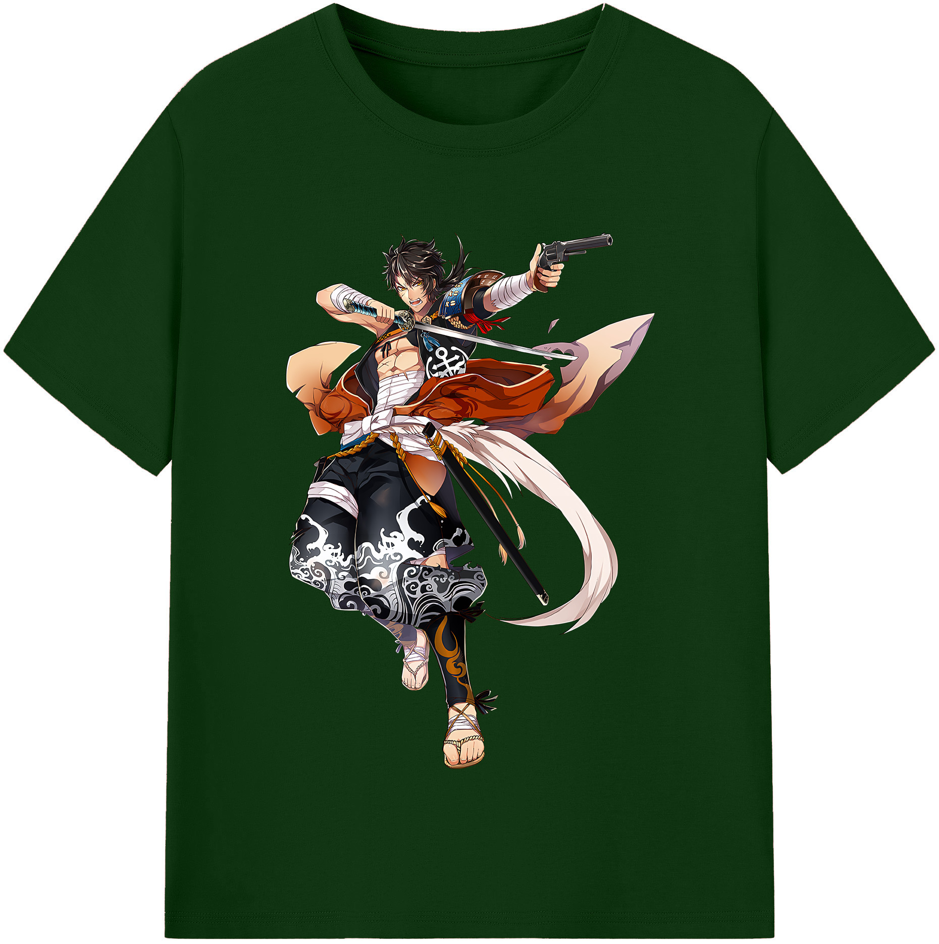 （画像用） 刀剣乱舞 Touken Ranbu 綿100％半袖Tシャツ（フロントプリント）
